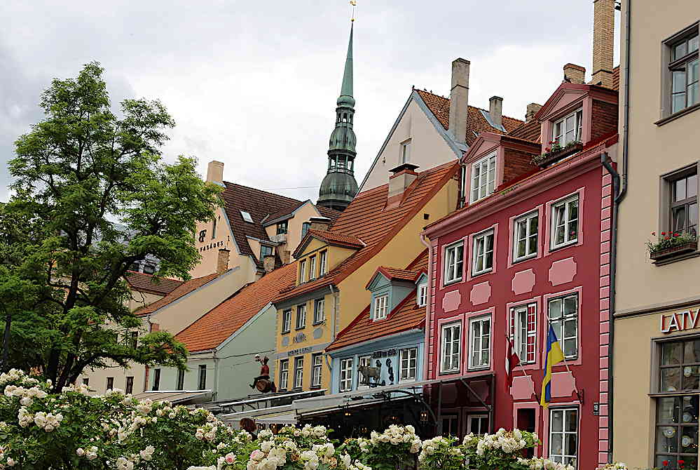 Riga – Altstadt, Orgelpfeifen und schicke Maschen